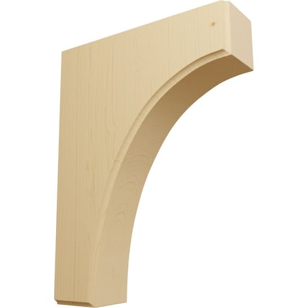 Ekena Millwork 1 3/4"W x 6"D x 8"H Clarksville Bracket, Alder BKTW02X06X08CVAL